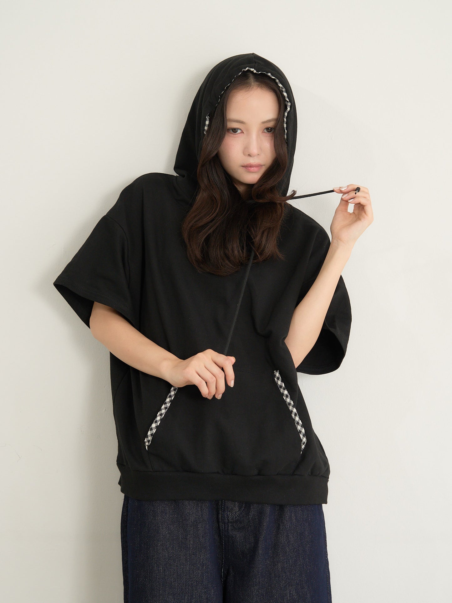 check hood tee
