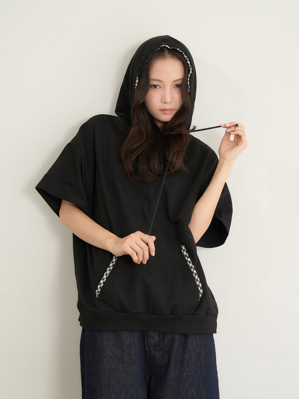 check hood tee