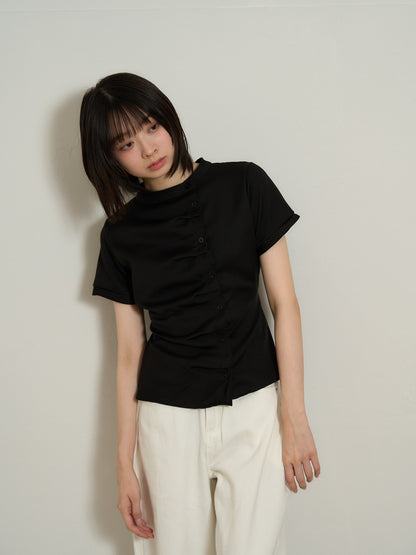 twist button check top
