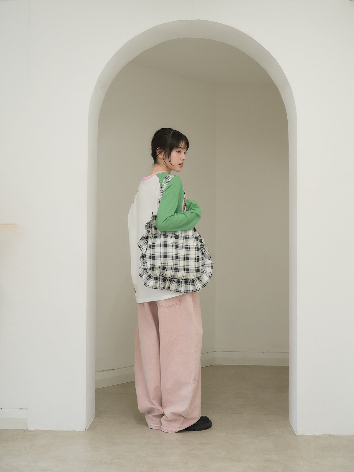 frill tote bag