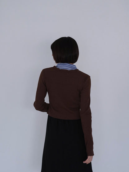 layered cropped jacket