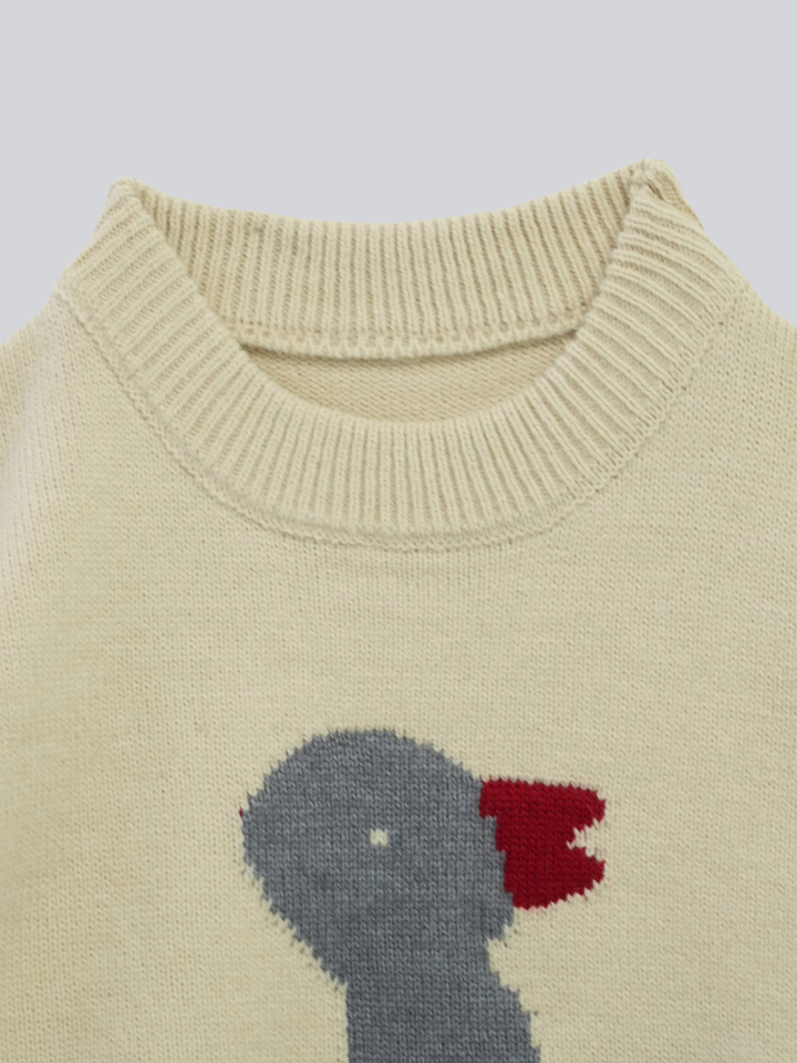 【 10月上旬発送予定 】duck knit sweater