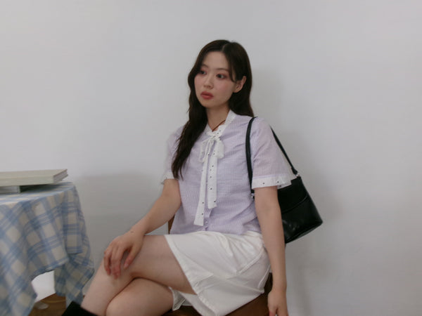 stripe dot shirt