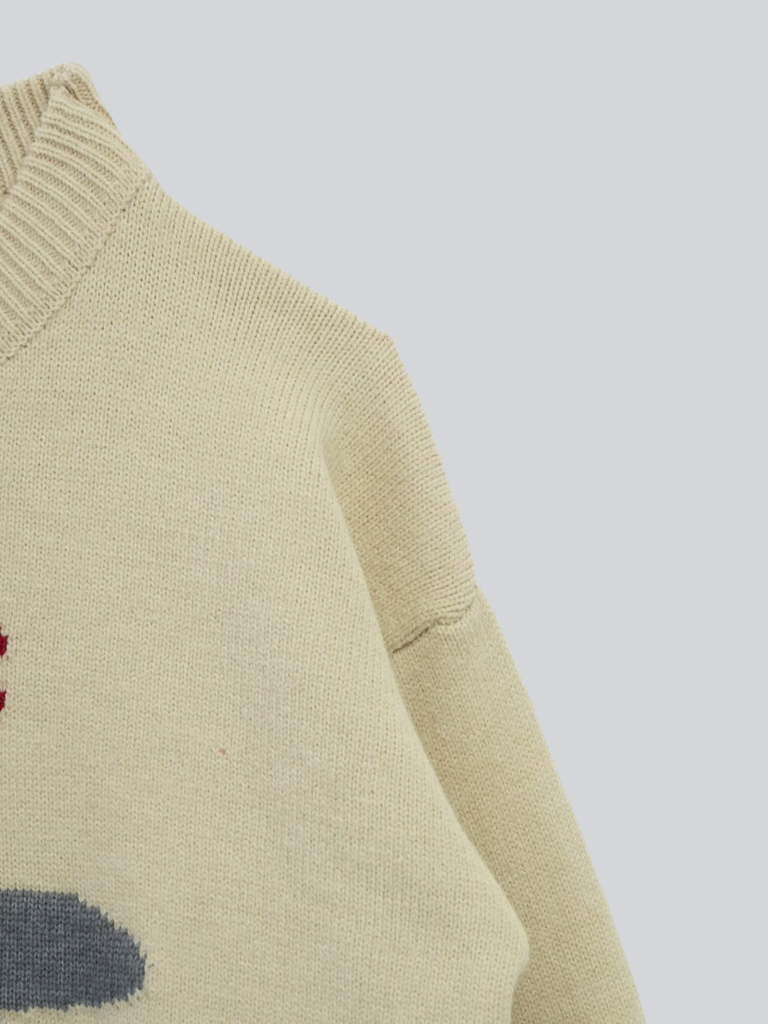 【 10月上旬発送予定 】duck knit sweater