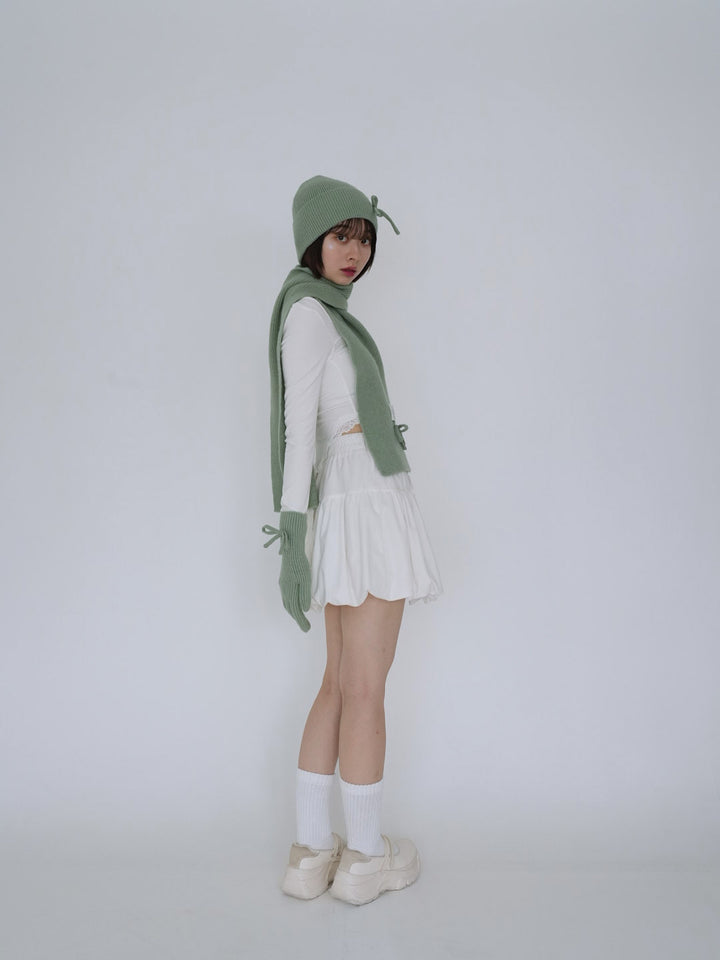 【8月26日発送予定】ribbon knit 3piece set
