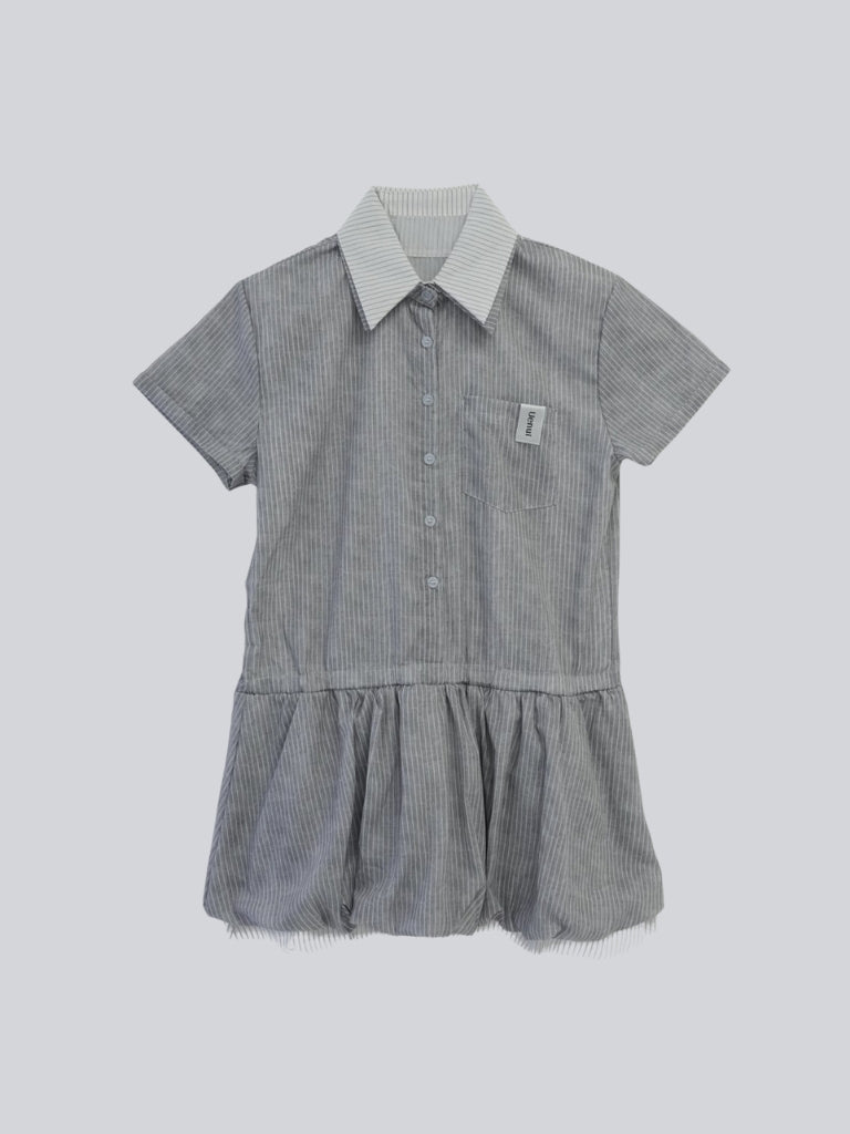 balloon stripe onepiece