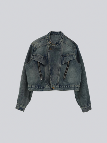 short denim jacket