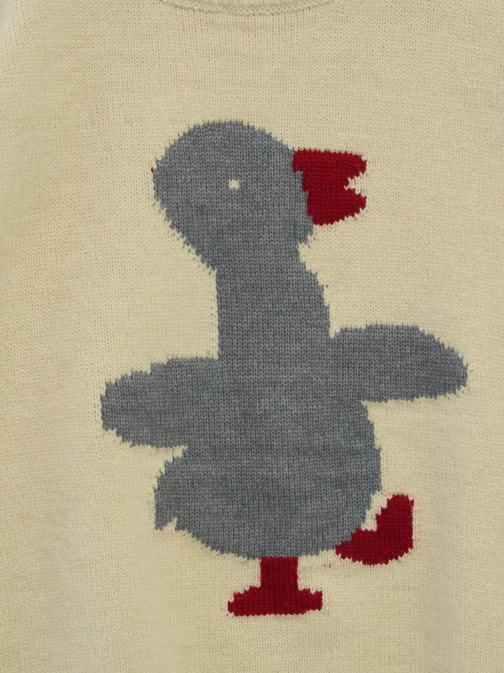 【 10月上旬発送予定 】duck knit sweater