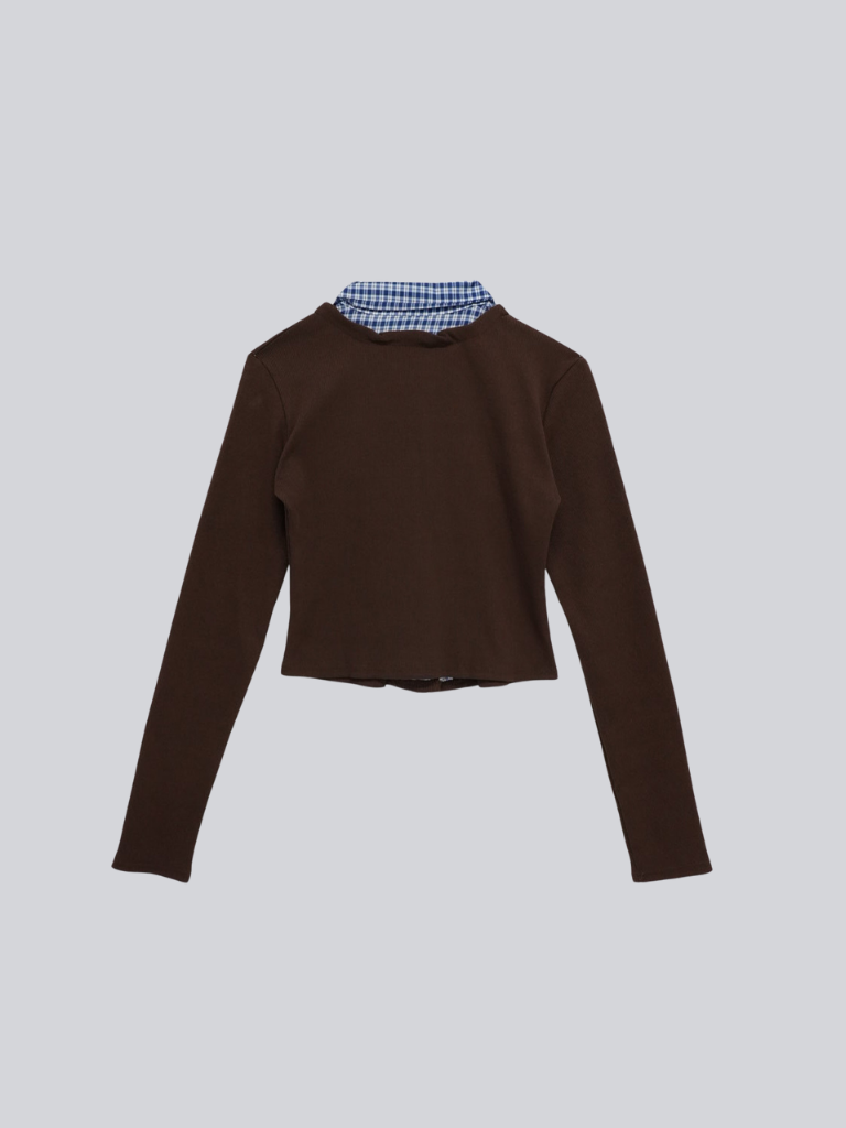 layered cropped jacket