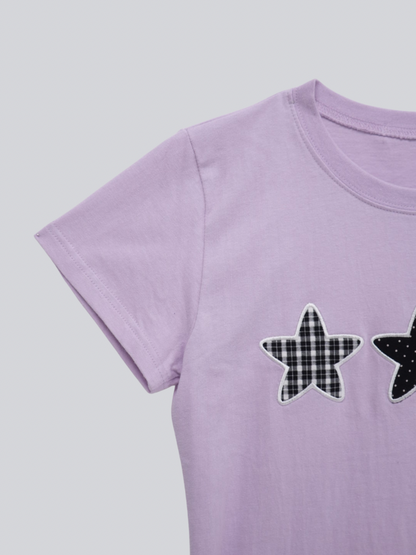 star patch tee