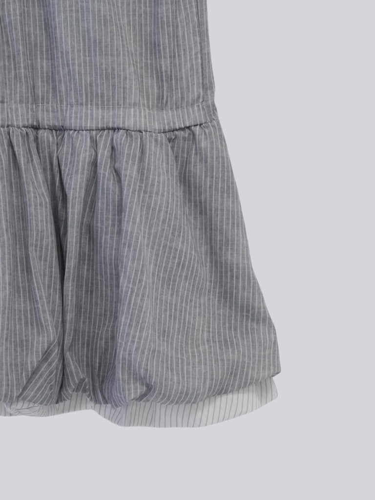balloon stripe onepiece