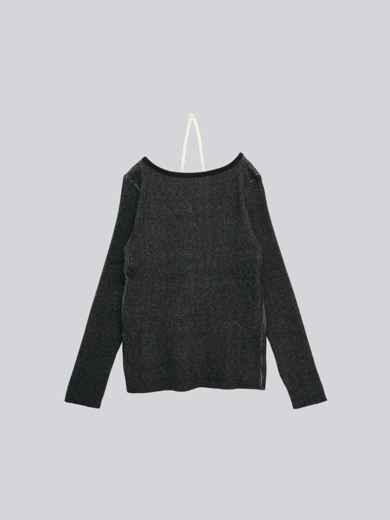 【 10月上旬発送予定 】layered rib knit top