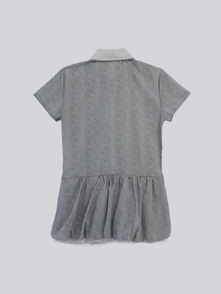 balloon stripe onepiece