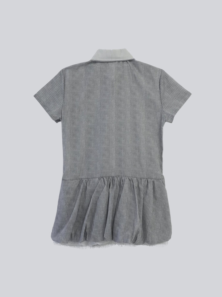 balloon stripe onepiece