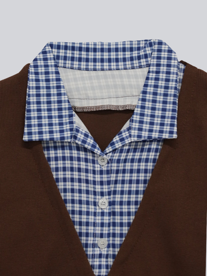 layered cropped jacket