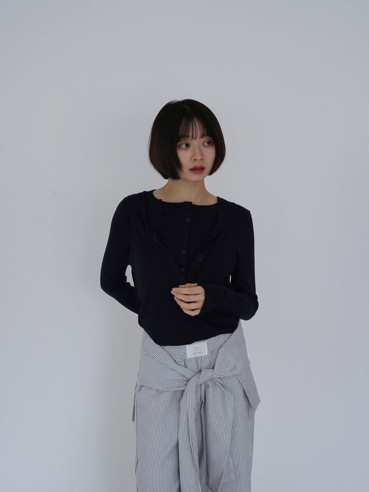 【8月26日発送予定】waist ribbon wide pants