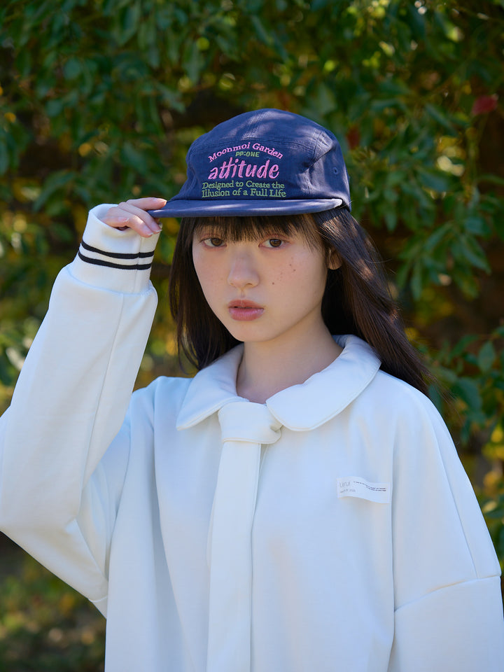 logo embroidered cap
