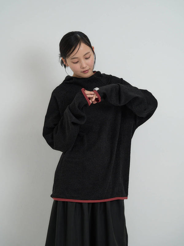 リブ ロングTシャツ 大人カジュアル レディース Uenui