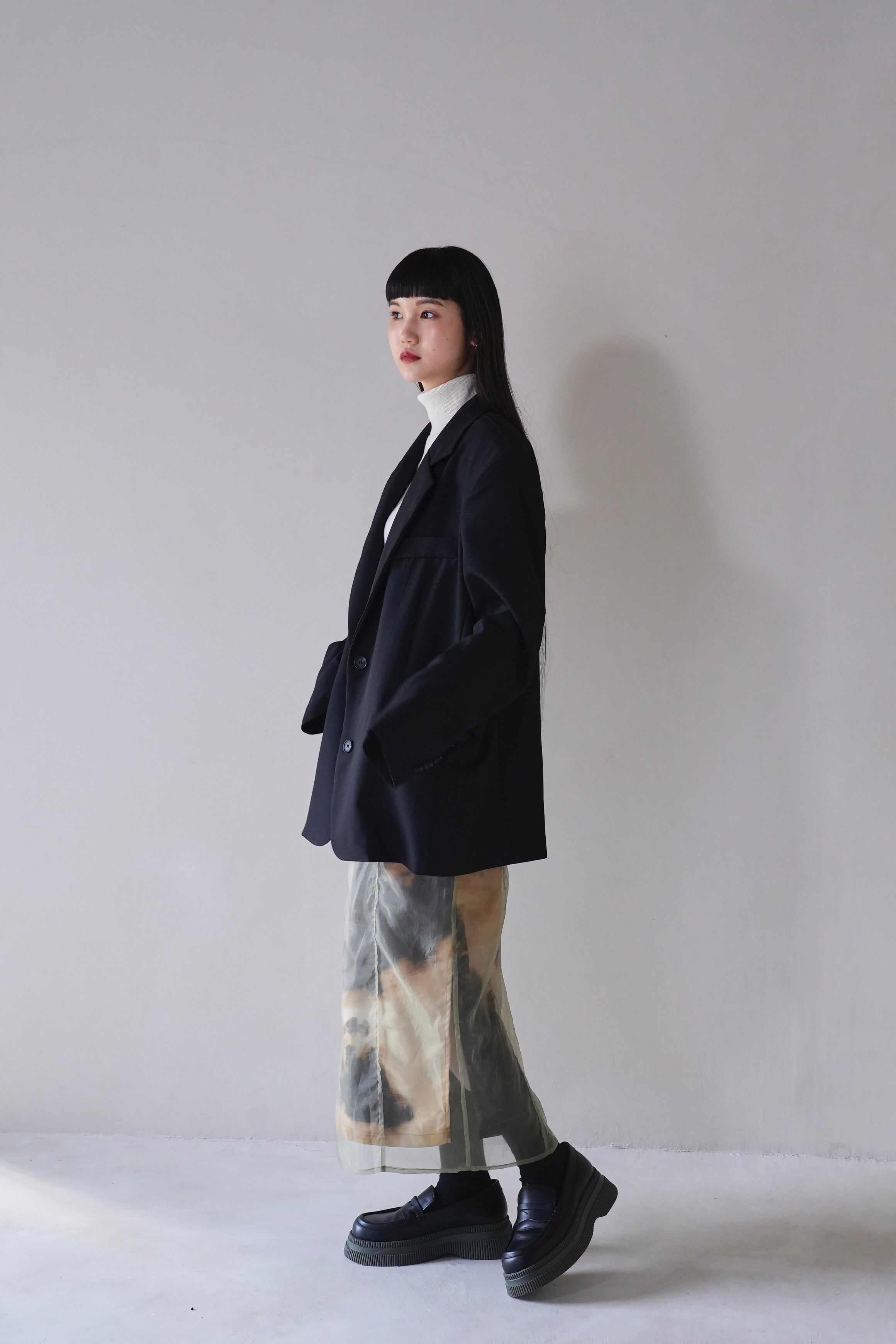 【新品】nuance sheer skirt uenui