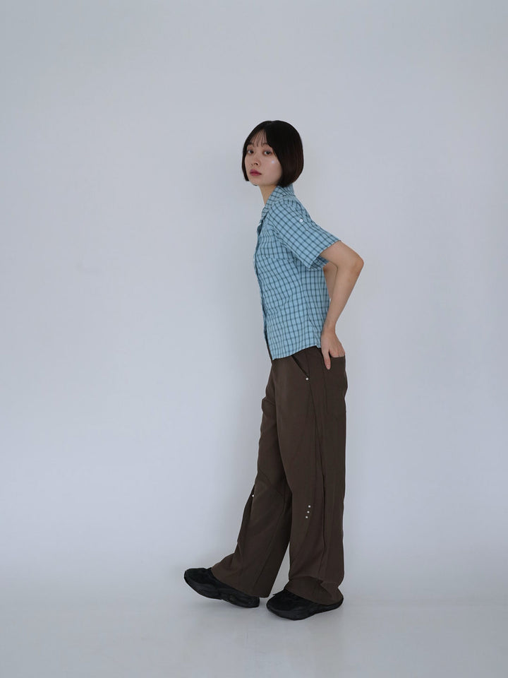 【8月29日発送予定】stitched wide pants