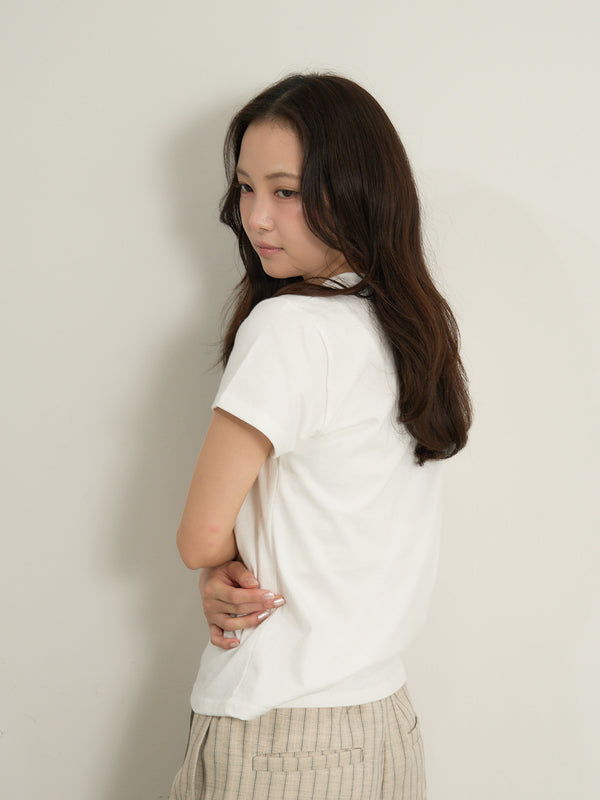 star patch tee
