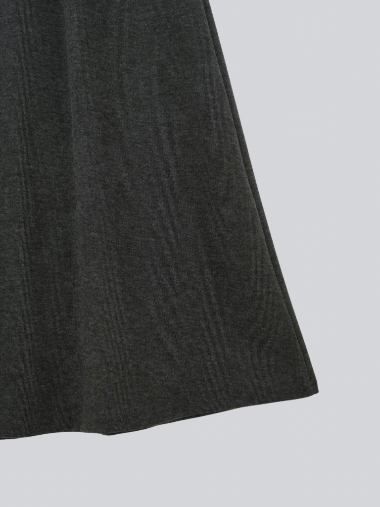 sweat maxi skirt