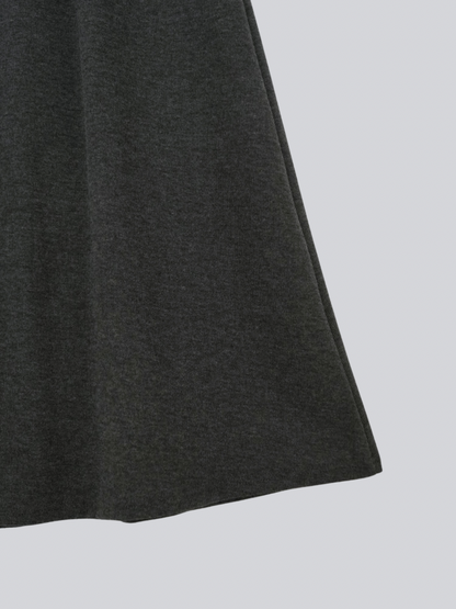 sweat maxi skirt