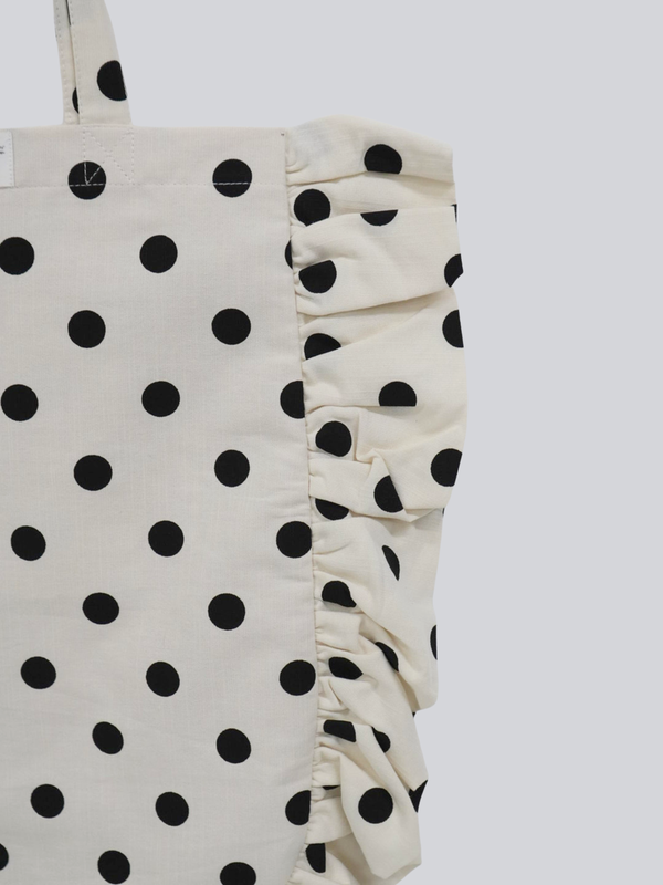 frill tote bag