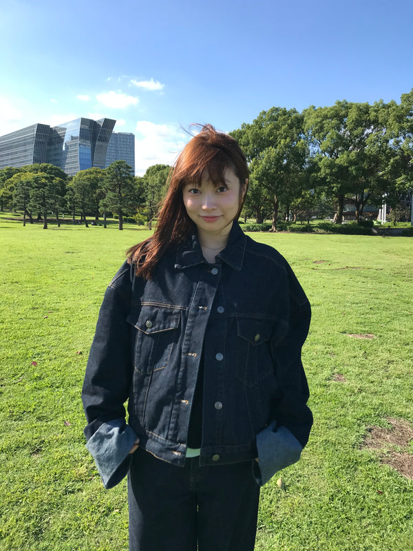 cropped denim jacket