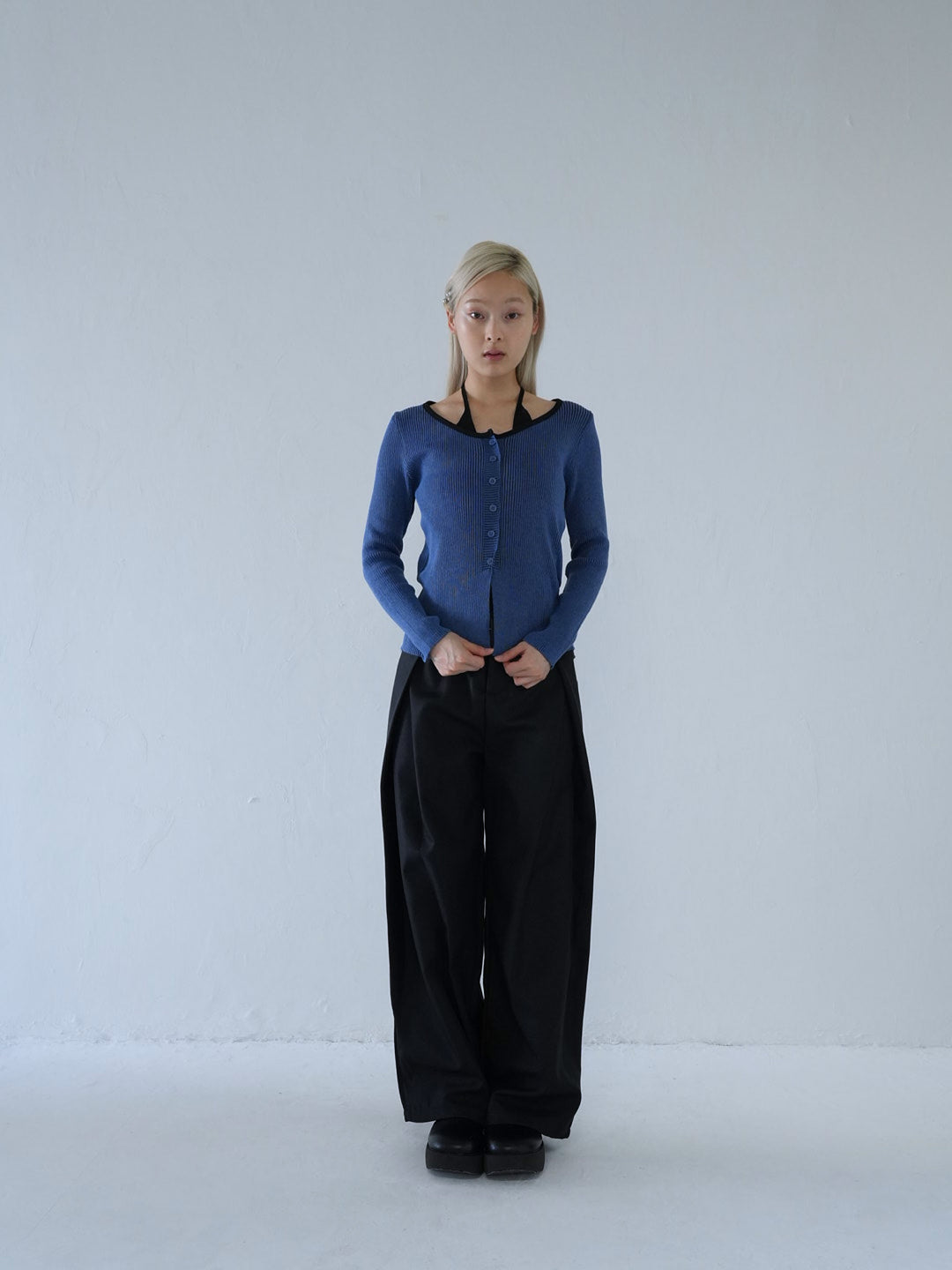 【 10月上旬発送予定 】pleated wide leg trousers