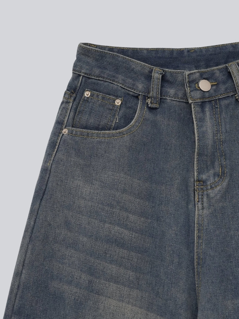 wide denim culottes