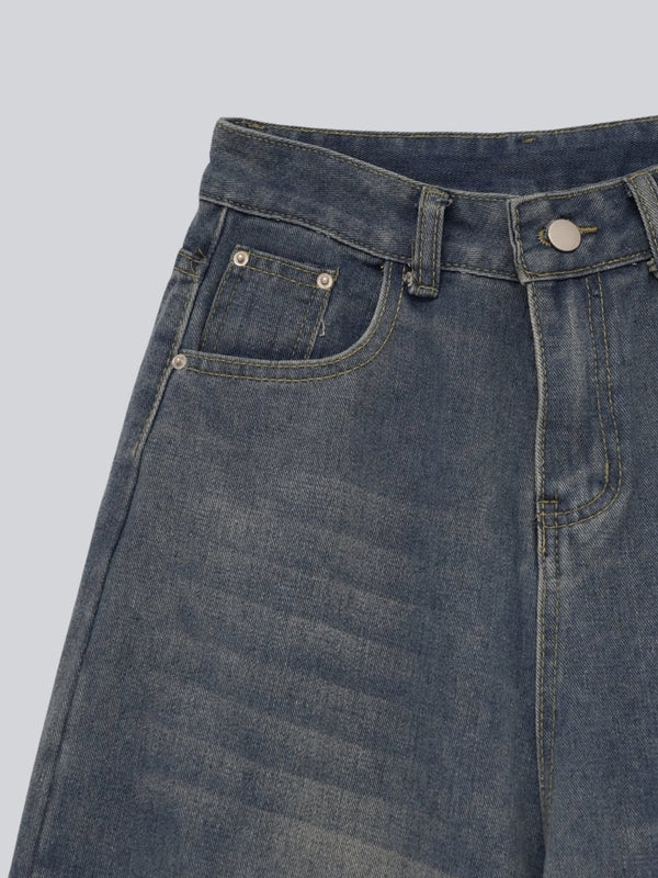 wide denim culottes