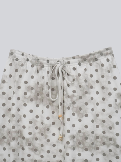 dot  line skirt