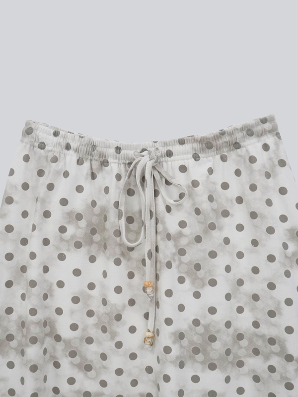 dot  line skirt