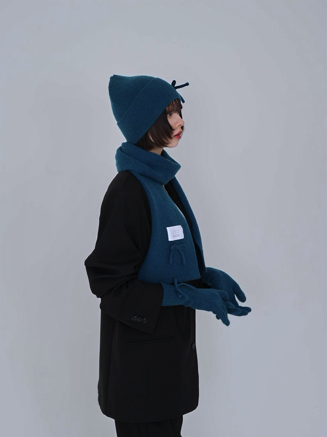 【8月26日発送予定】ribbon knit 3piece set