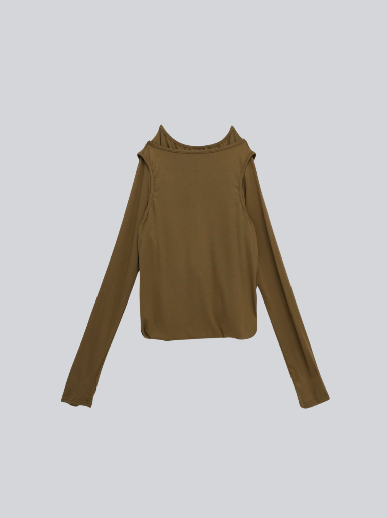 cutout layered tee