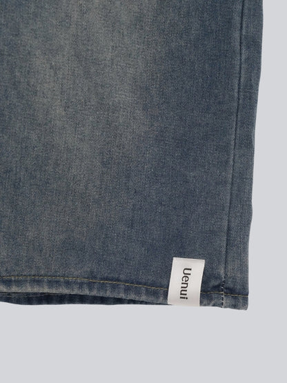 wide denim culottes