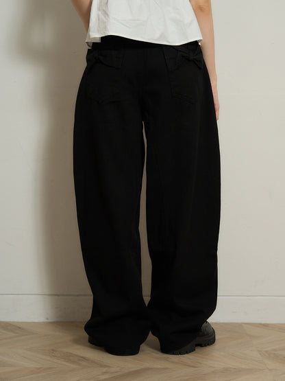 ribbon pocket pants