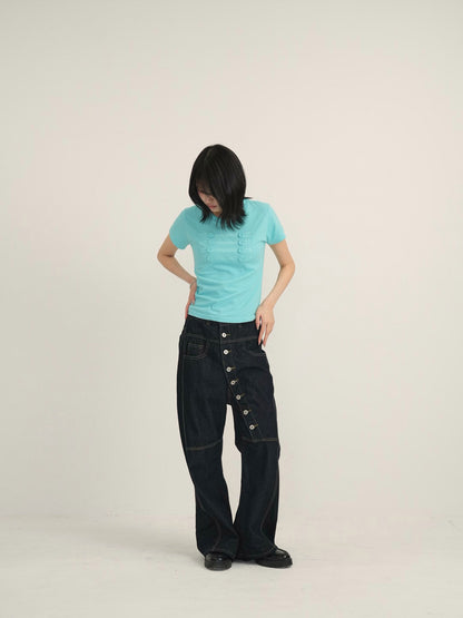military button tee