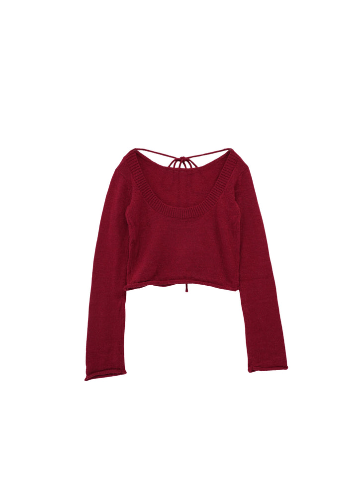 【9月19日発売予定】tie ribbon knit