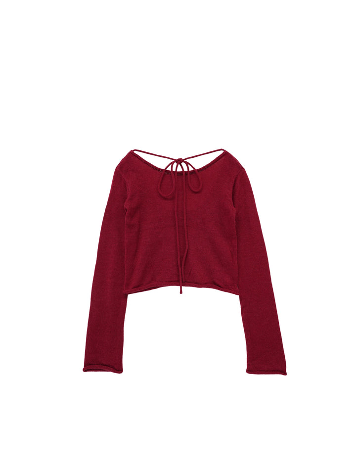 【9月19日発売予定】tie ribbon knit