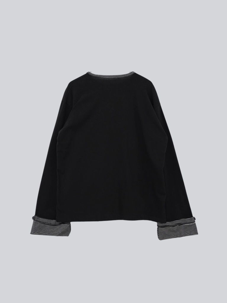 border henley long sleeve tee