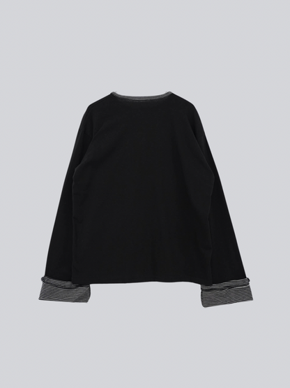 border henley long sleeve tee