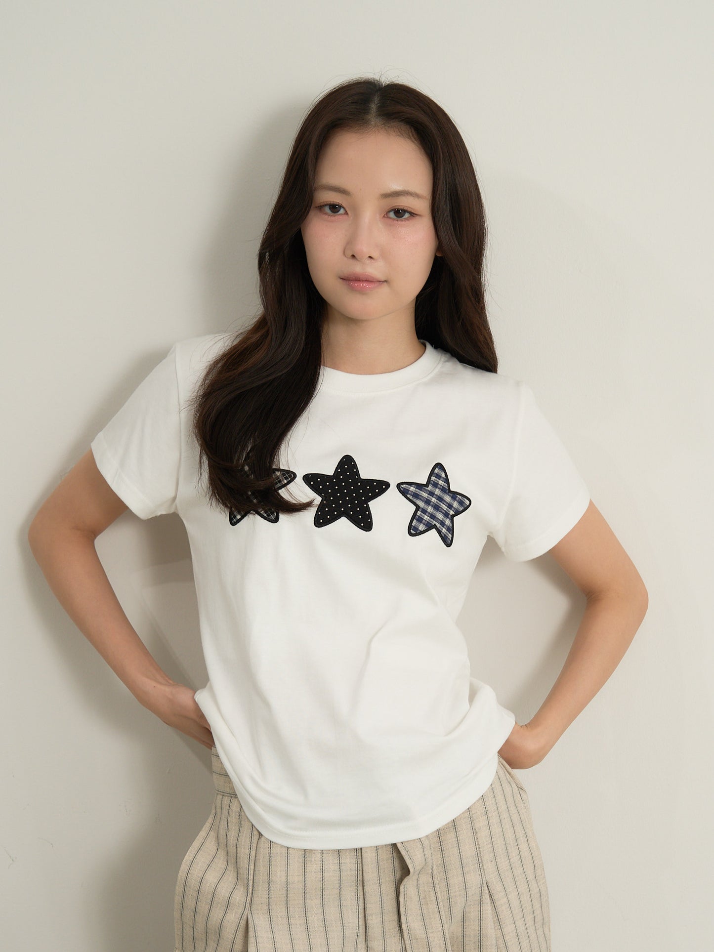 star patch tee