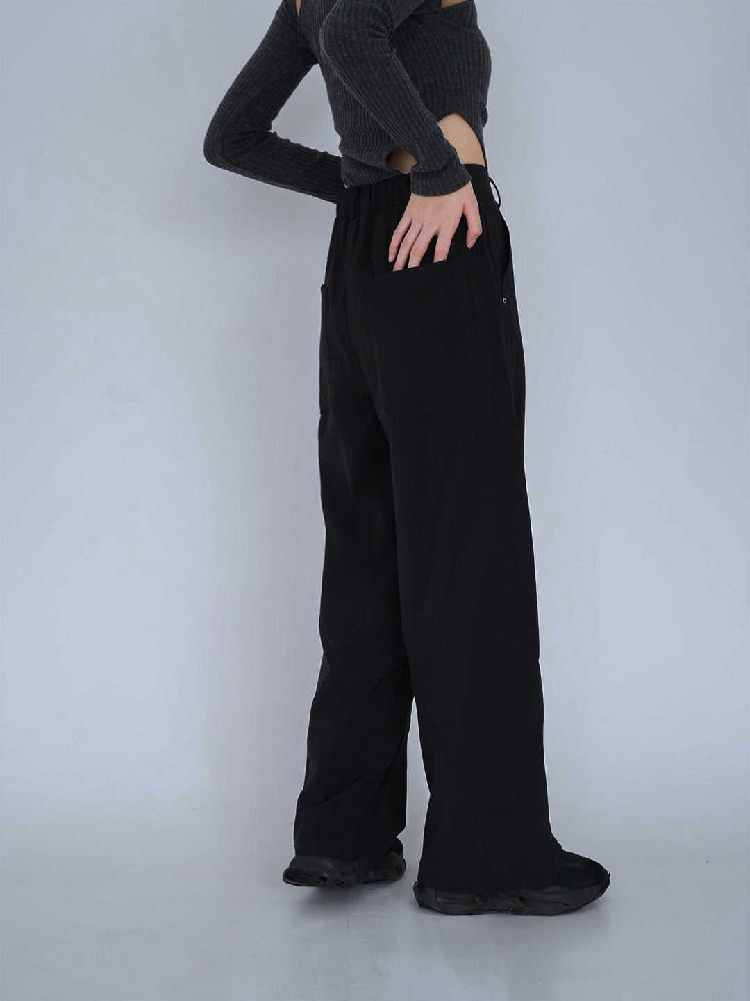 【8月29日発送予定】stitched wide pants