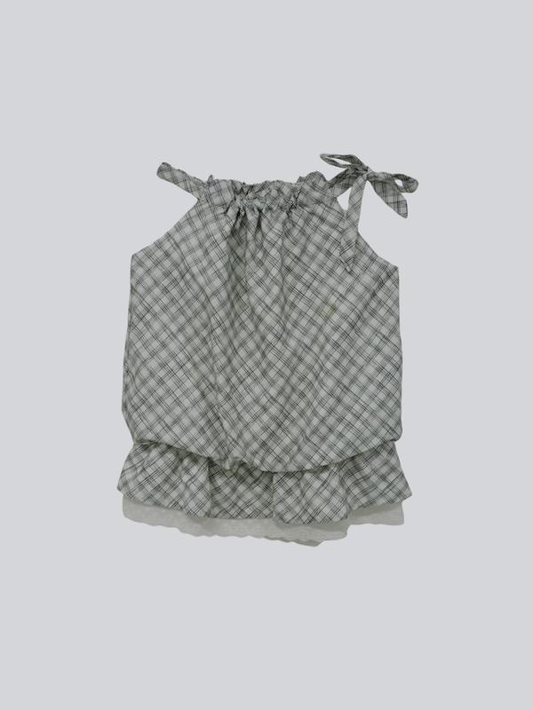 check lace cami