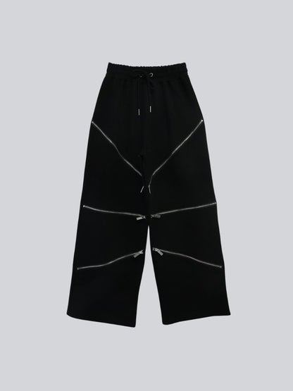 random zip pants