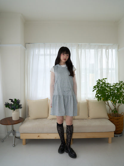 frill hem mini one piece