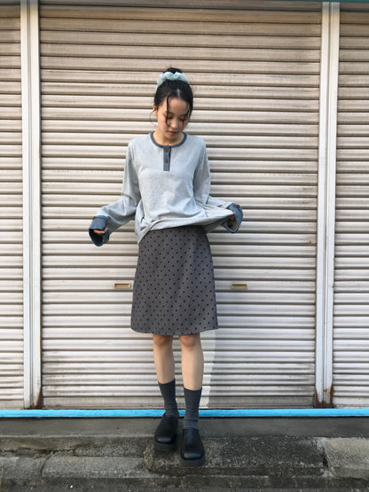 polka dot  midi skirt