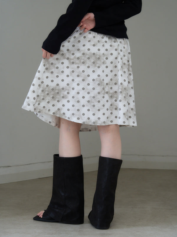 dot  line skirt